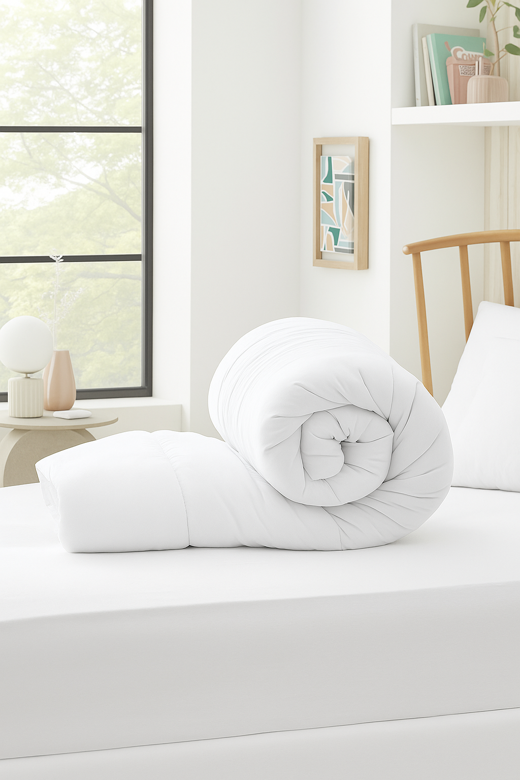 Premium Box Stitched Microfiber Duvet - 100% Virgin Hollowfiber Filled