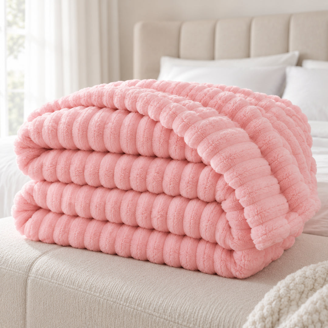 Super Soft Fleece Throw Blanket